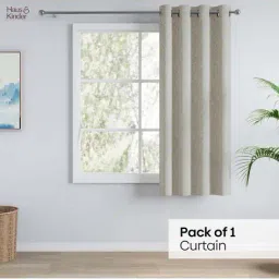 haus & kinder Set of 2 Frosted Garden Jacquard Window Curtains  image 4