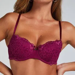 hunkemoller Women Lace Marine Padded Underwired Bra image 4