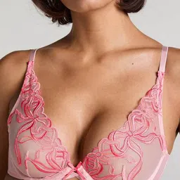 hunkemoller Women Lace Beau Non-Padded Underwired Bra image 4