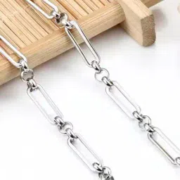 fashion frill Men Silver Chain image 4