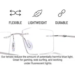 redex Men Rectangular Frame Reading Glasses image 4