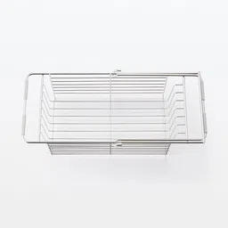 muji Stainless Sliding Type Steel Basket image 4