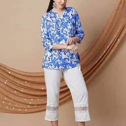 melange by lifestyle Women Abstract Kurti image 4