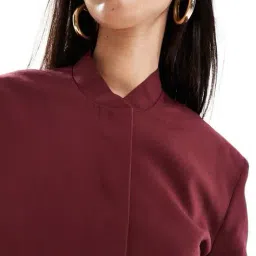 asos design Women Regular Fit Bomber Jacket image 4