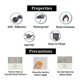 jaamso royals Printed Multi-Purpose Waterproof Wall Sticker image 4