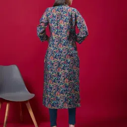 jds lifestyle Women Floral Print Straight Kurti image 4