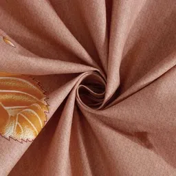 klotthe 400 TC Leaf Print Double King Fitted Bedsheet with Pillow Covers image 4