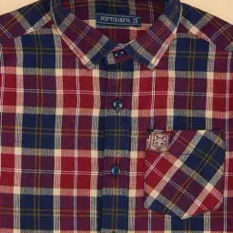 pantaloons junior Boys Checked Regular Fit Shirt image 4
