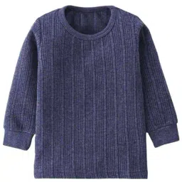 samvar Pack of 2 Boys Ribbed Round-Neck Thermal Set image 4