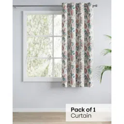 haus & kinder Floral Print Eyelets Window Curtain image 4