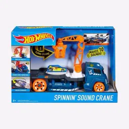 hot wheels Spinning Battery Operated Crane image 4