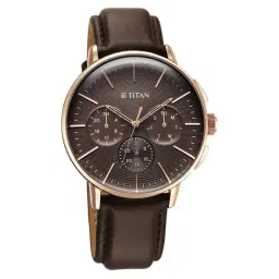 titan Men Water-Resistant Analogue Watch-90200WL01 image 4