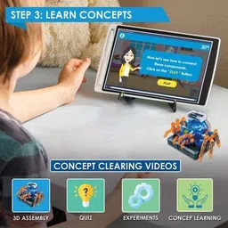 thinkerplace DIY Robotic Spider Educational Toys image 4