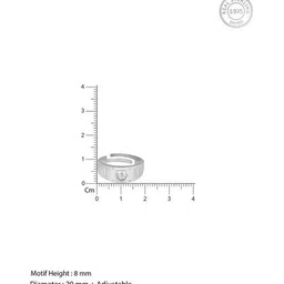 giva 925 Sterling Silver Adjustable Ring image 4