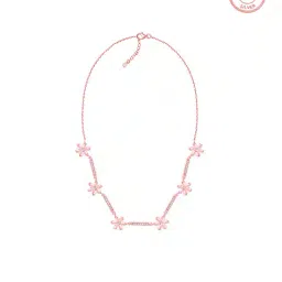 giva Rose Gold-Plated Flowery Bliss Necklace image 4