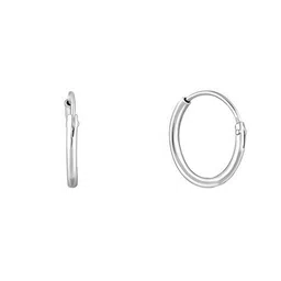 giva Girls Sterling Silver Juicy Mellon Hoop Earrings image 4