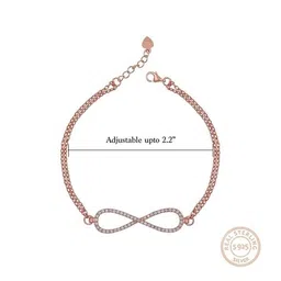 giva Rose Gold Infinity Bracelet image 4