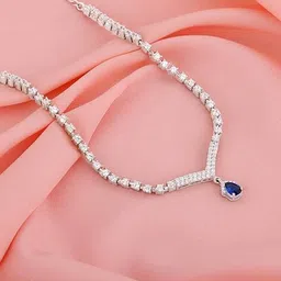 giva Women Sterling Silver Kudmayi Necklace image 4