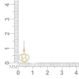 avsar Women Yellow Gold Diamond-Studded Ketaki Drop Earrings image 4