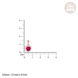 giva Women Sterling Silver Rose Gold-Plated Pendant image 4