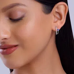 giva Women Sterling Silver Hoop Earrings image 4