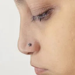 arte Women Sterling Silver Nose Pin image 4
