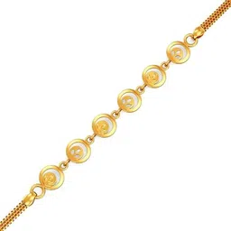 joyalukkas Women Yellow Gold Link Bracelet image 4