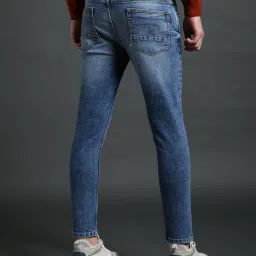 lee cooper Men Mid-Wash Artie Slim Fit Jeans image 4