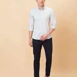 being human Men Regular Fit Flat-Front Chinos image 4