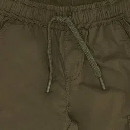 pantaloons junior Boys Regular Fit Flat-Front Cotton Cargo Shorts image 4