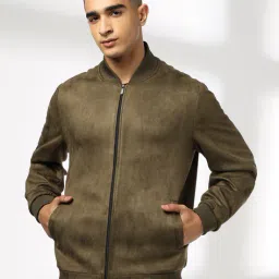netplay Men Regular Fit Bomber Jacket image 4