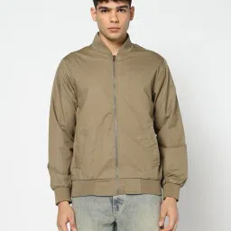yousta Men Regular Fit Bomber Jacket image 4