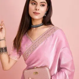 revangi Saree With Contrast Border image 4