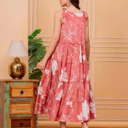 indie picks Self-design Fit and Flare Dress image 4