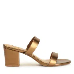 carlton london Women Slip-On Chunky Heeled Sandals image 3