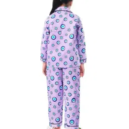 burbn Girls Cotton Graphic Nightwear Set image 4