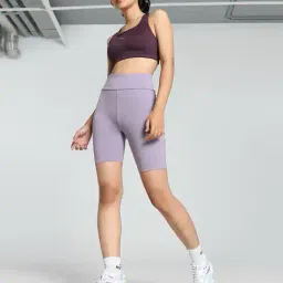 puma Logo Print Shorts with Elasticated Waist image 4