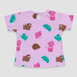 fashion world Infants Graphic Print Top & Shorts Set image 4