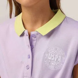 u.s. polo assn. Girls Short Sleeve A-line Dress image 4