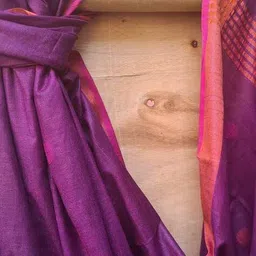 molcha by babita singh Handloom Woven Dupatta with Tassels image 4