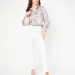 madame Women Relaxed Fit Floral Print Shirt image 4