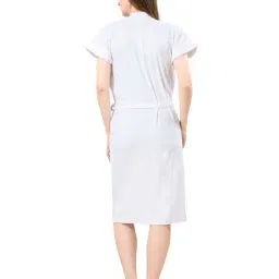 gemini Cotton Bath Robe with Waist-Tie image 4