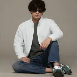 maykr Men Regular Fit Bomber Jacket image 4