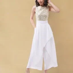 leia Women Embellished Round-Neck Jumpsuit  image 4