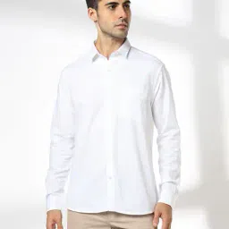 john players Men Slim Fit Cotton Shirt image 4
