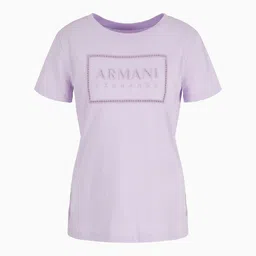 armani exchange Eyelet Logo Regular Fit T-Shirt image 5