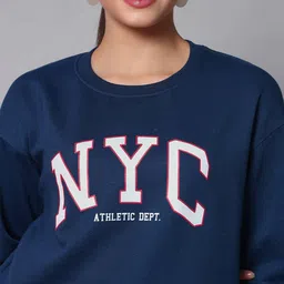 obaan Women Graphic Sweatshirt image 5