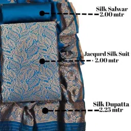 shantvan gallery Women Printed Unstitched Dress Material image 5