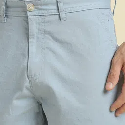 allen solly Men Flat-Front Slim Fit Shorts image 5