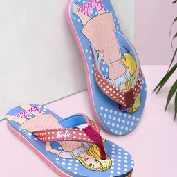 kidsville Barbie Print Thong-Strap Flip-Flops image 5